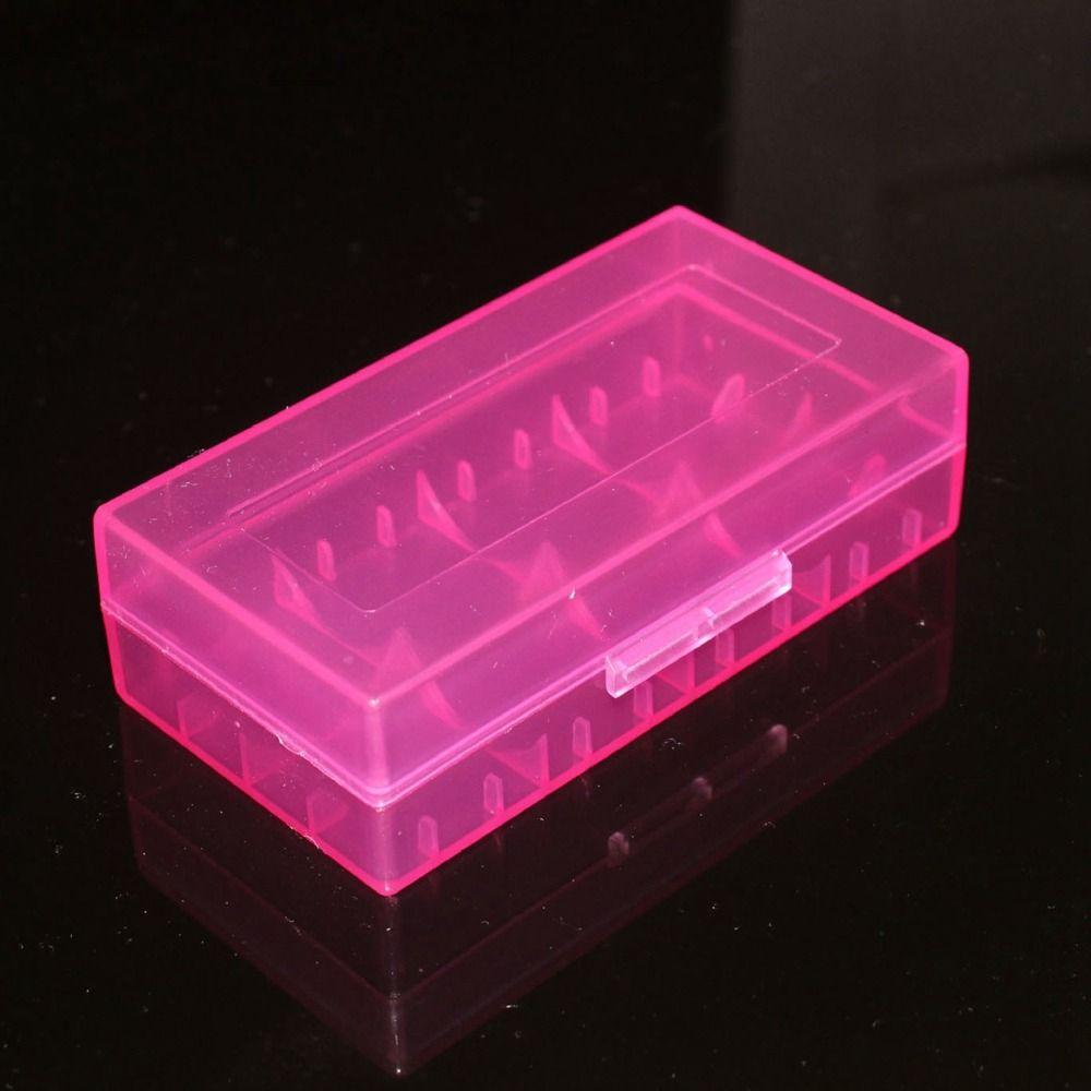 New 4 AA AA Battery Case Plastic Coloful 18650 Battery Box Anti-slip Portable Battery Box 18350 Battery Holder красный 757₽