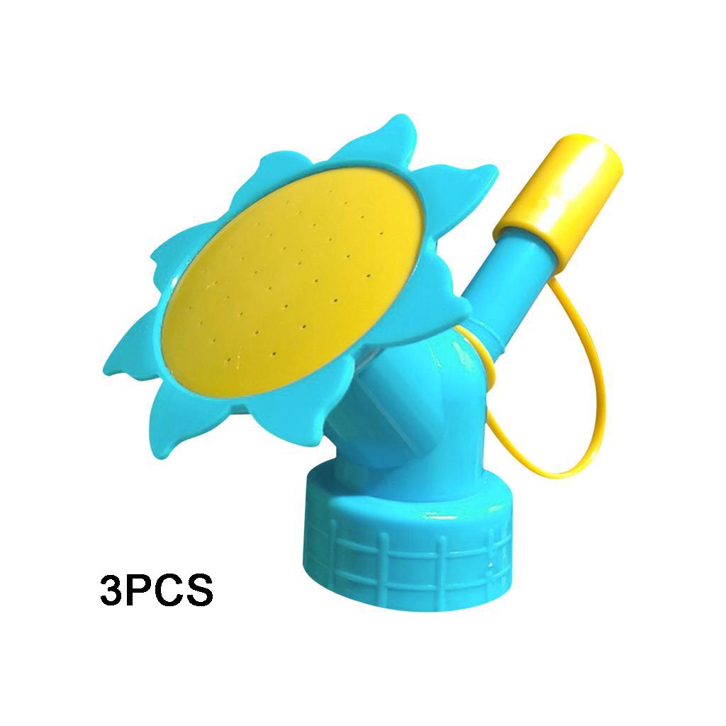 Trendy Unisex Seedlings Plant 3PCS Bottle Cap Sprinkler Small Potted Dual Head Flowers Watering Watering Cans Plastic Sprinkler Nozzle Long Spout