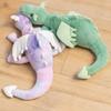 Multi-color Plush Snow Dragon Dinosaur Doll - Child's Companion Gift