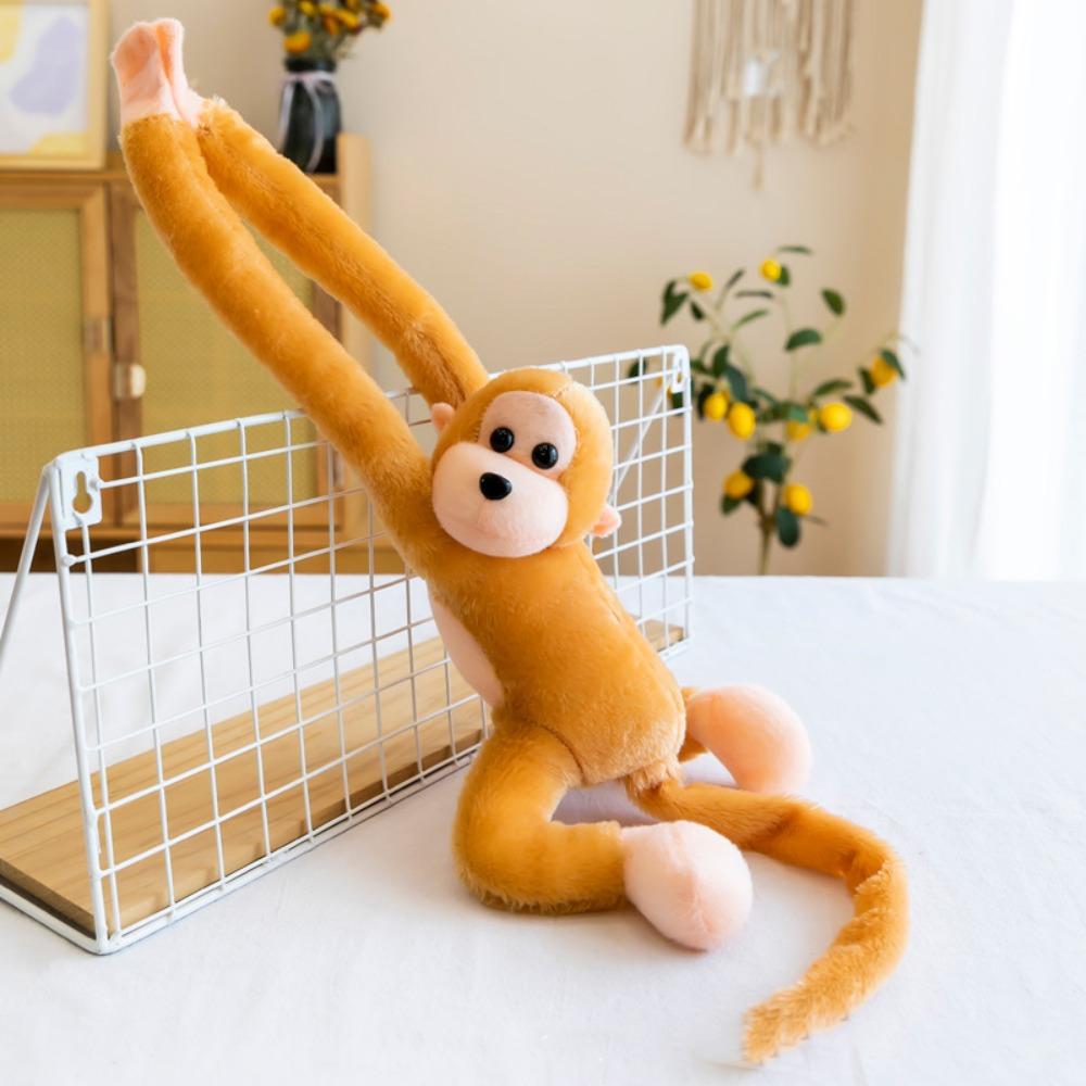 New Portable Colorful Long Arm Monkey DIY Long-armed Monkey Ornaments Monkey Children's Animal Soft Hanging
