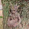 Bigfoot Treant Resin Bird Feeder for Outdoor Courtyard