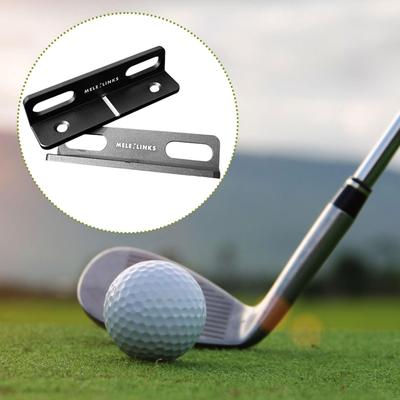 Golf Putting Hilfsmittel Putt Übung für Genauigkeit Ark Tutor Aluminiumlegierung Trainingswerkzeug Tor