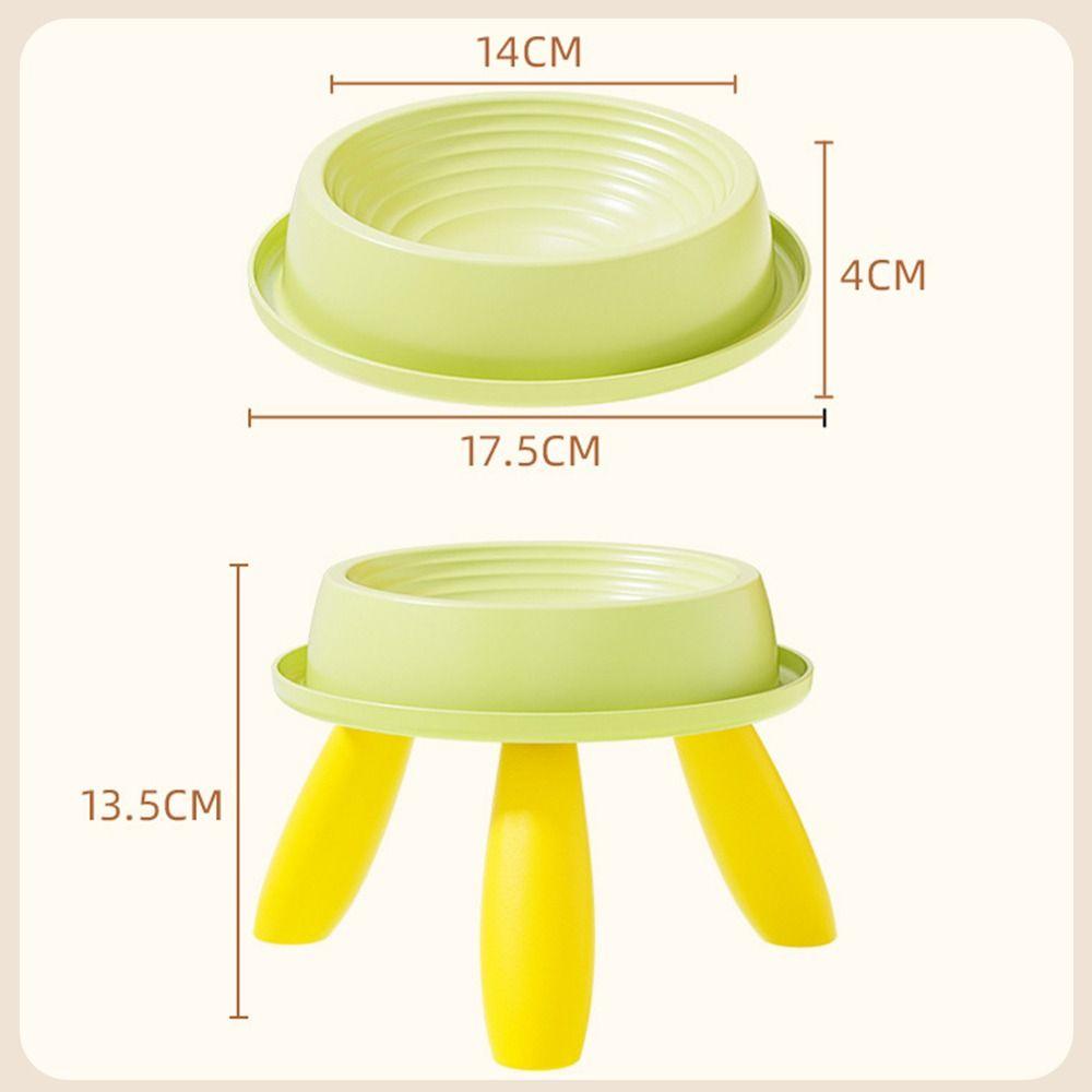 Stable Raised Cat Bowls Neck Guard Non-Slip Dog Bowls Elevated Detachable Pet Supplies for Puppy and Cat