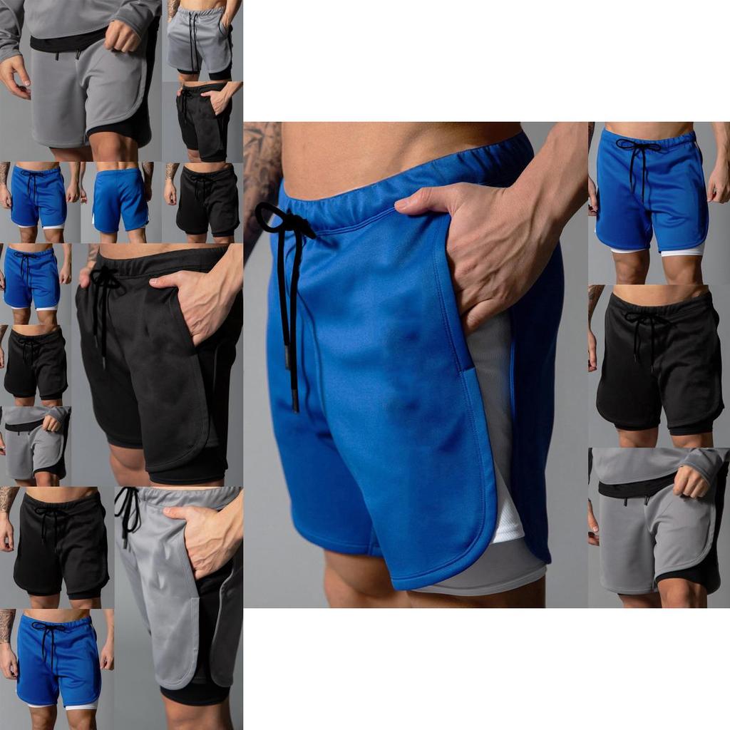 Men's Sports Gym Shorts Quick Dry Breathable Training Running Workout Casual Pants