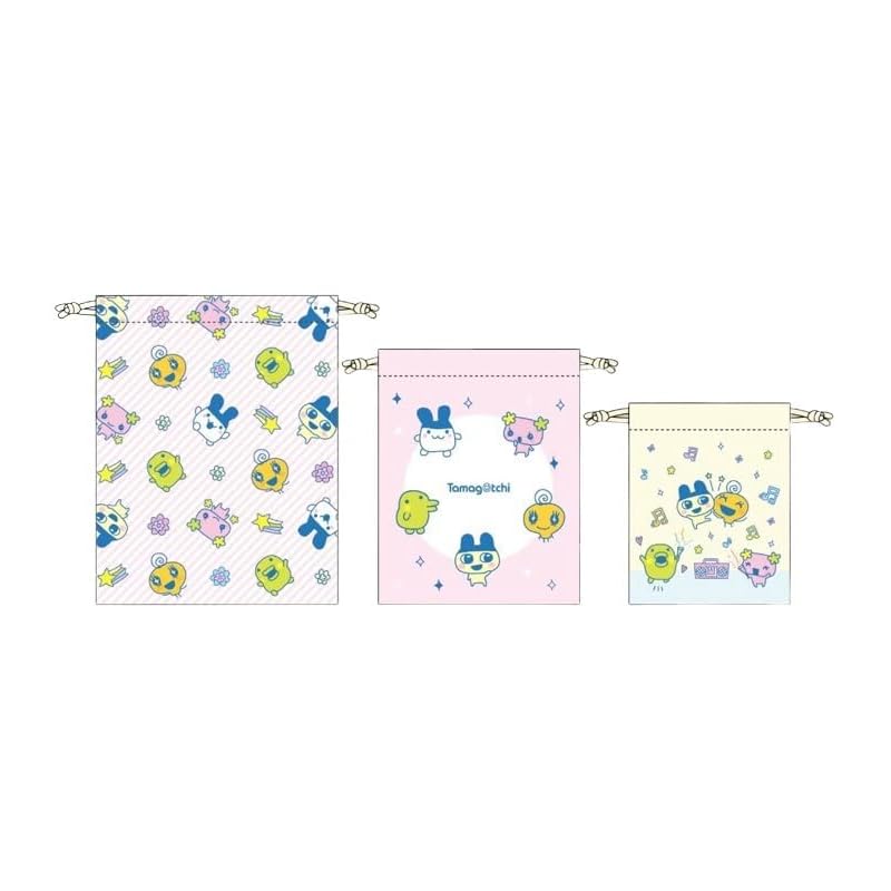 

Tamagotchi 3P drawstring purse