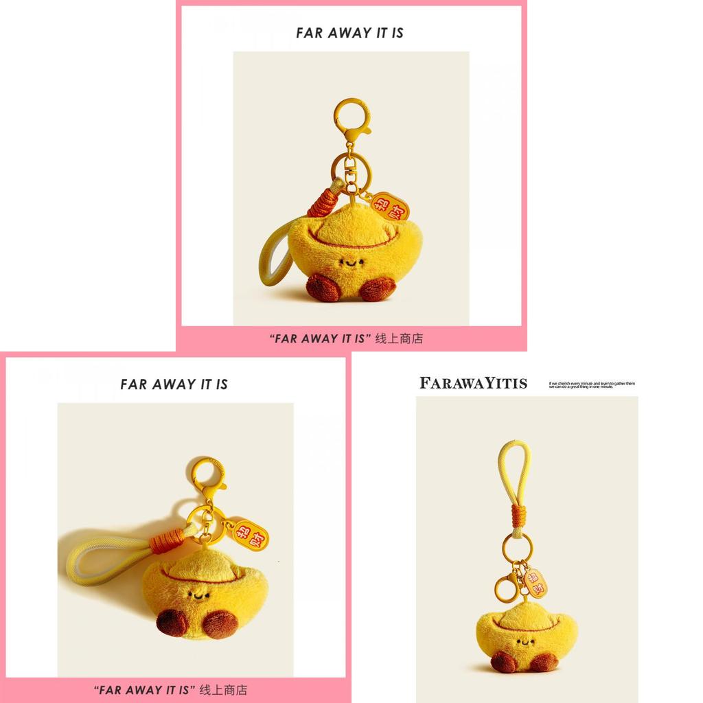 Lucky Charm Plush Money Amulet Bag Pendant Keychain For Collectors