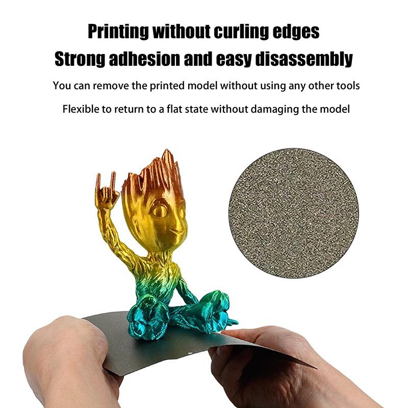 For Bambu Lab H2D Bed Plate 380X380Mm Peo Pet Pei Sheet Textured Double Sided For Bambu Lab H2D 3D Printer Heatbed Build Plate