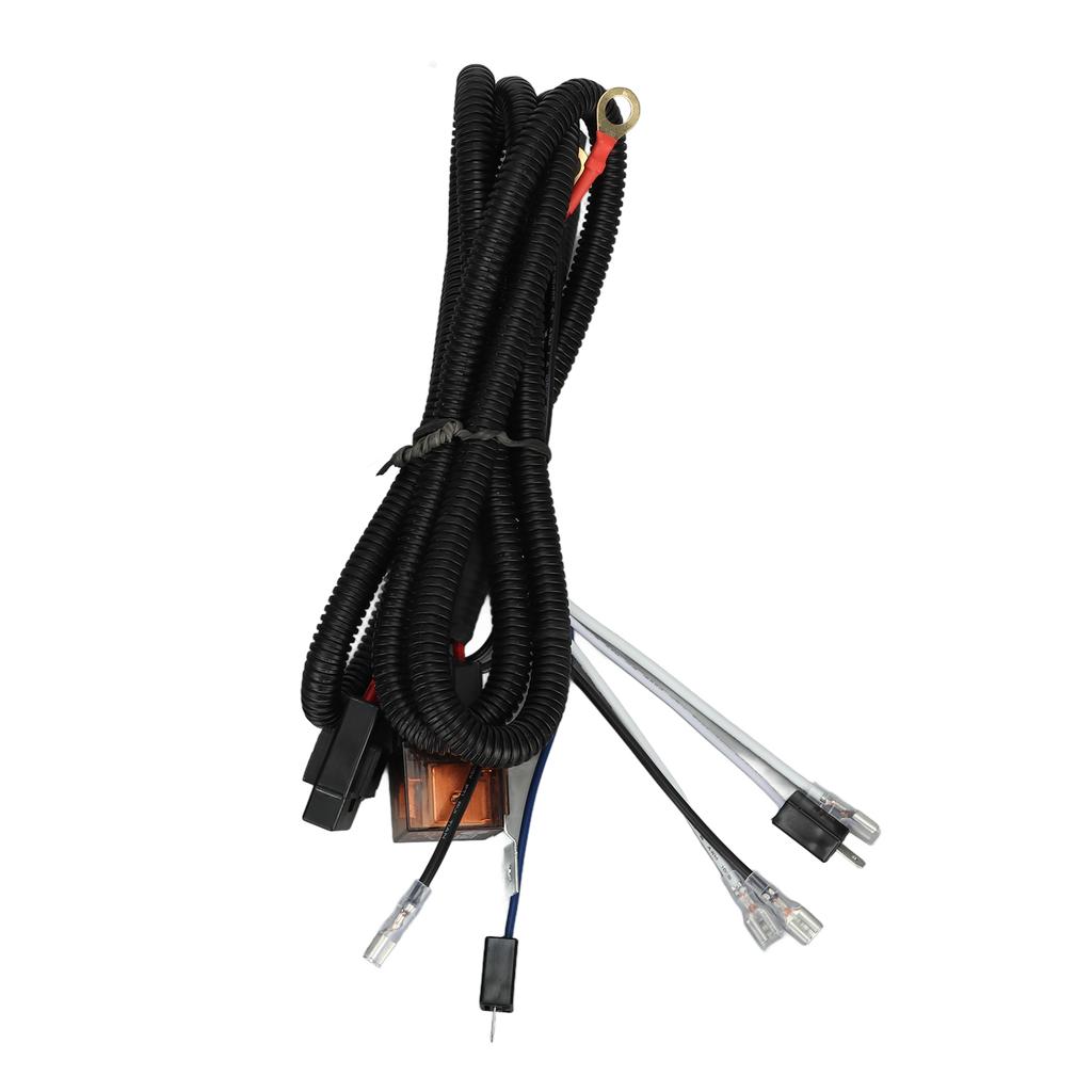 12V Horn Wiring Harness Relay Kit 1.9m Cable 50W One To Two Air Horn Cable Relay Harness for Motorcycle Car Truck