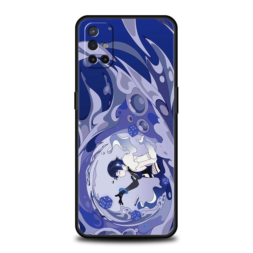 

Genshin Impact Cartoon Logo Phone Case For OnePlus 10 9 Pro 9T 10R 9R 9RT 8T 8 7 6T 7T Nord 2T CE 2 5G N200 N10 N100 Black Cover OnePlus 10R