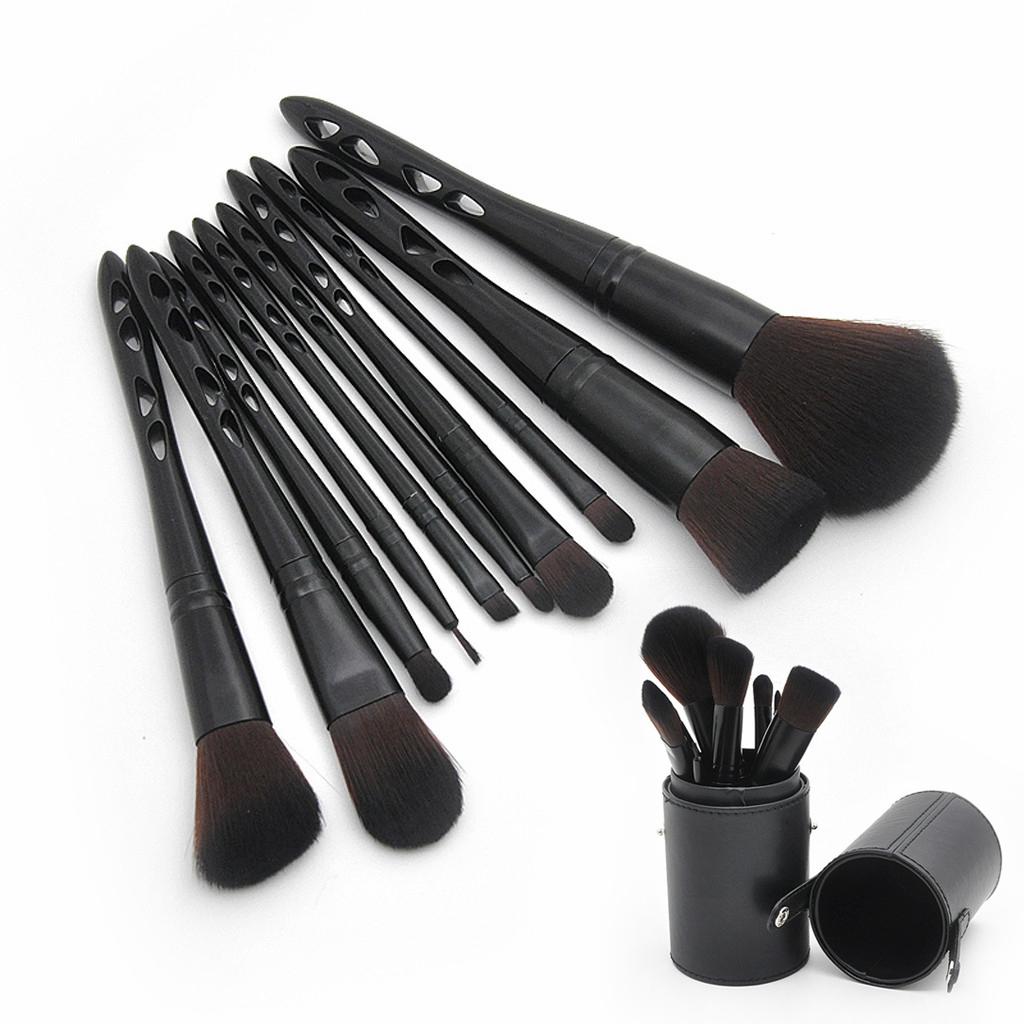 Buy 10Pcs+1Pcs Makeup Brush Set Cosmetic Tool Powder Cheek Eyeshadow
