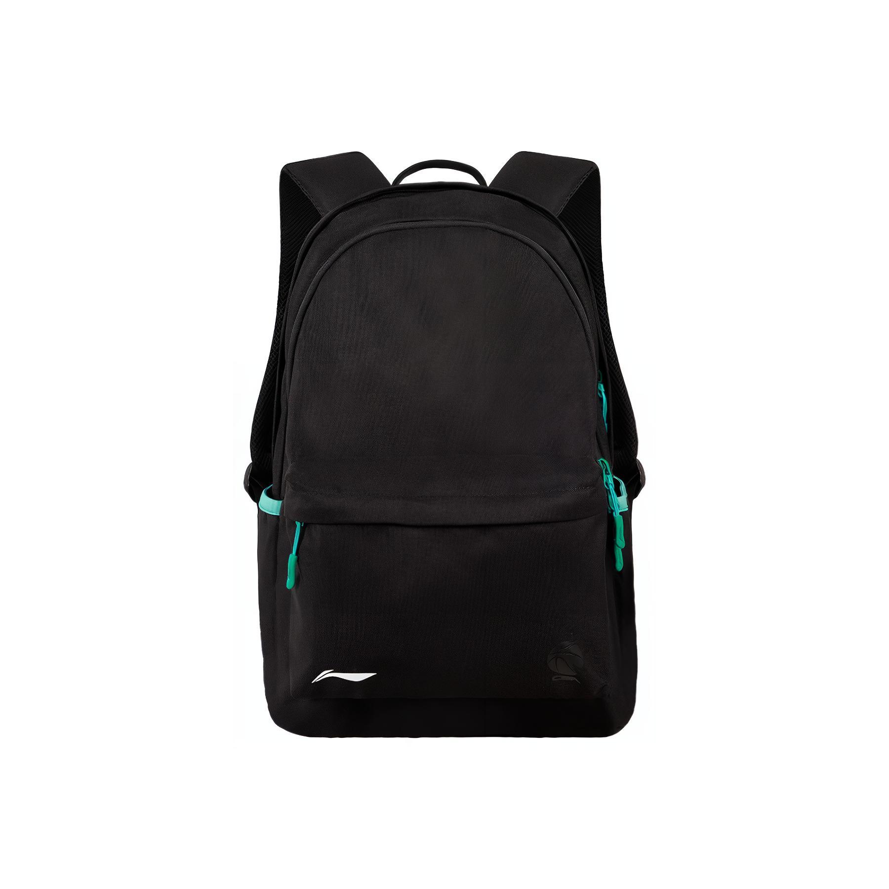 Li Ning CBA Large Capacity Casual Lightweight Trendy Sports Travel Backpack Unisex Backpack Black ABSV467-1 Black