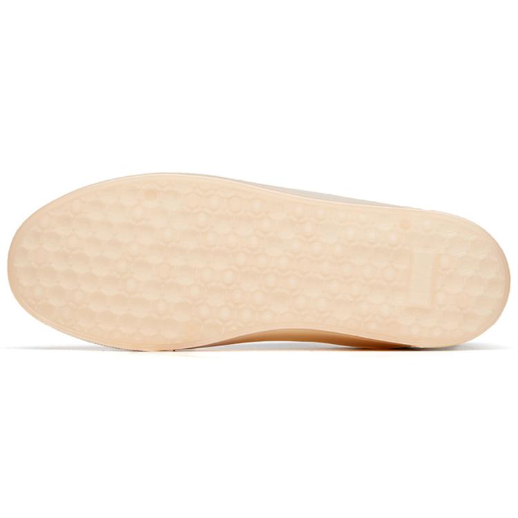 Anta Life Collection Platform Lightweight Low Top Skateboard Shoes Women's White Orange 122148072-1