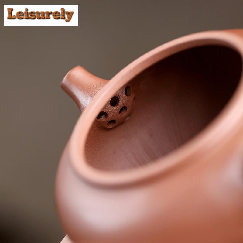 140ml Estetické Yixing Kanvičky z Fialovej Hliny Slávni Umelci Ručne Vyrábaná Krása Hrnček Surová Ruda Fialová Blato Kanvica Zisha Čajová Súprava Potreby