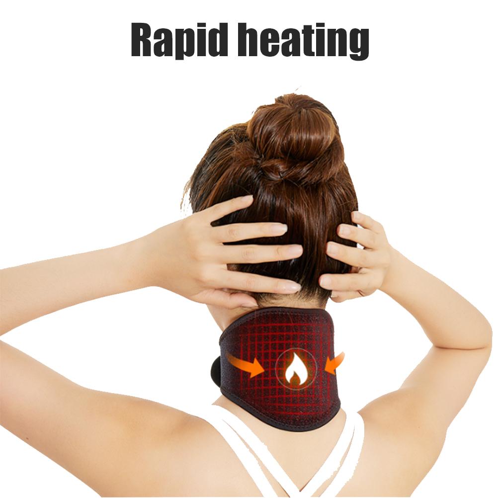 Unisex Neck Support Brace Self Heating Cervical Wrap Suffer Relieve Fatigue Neck Guard Protector