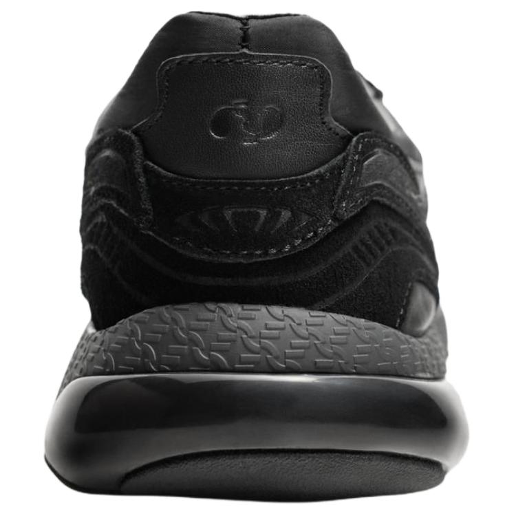 Zara Origins Leather Fashion Retro Versatile Sports Wear Resistant Low Top Casual Shoes Men Sneakers Black 2345520800