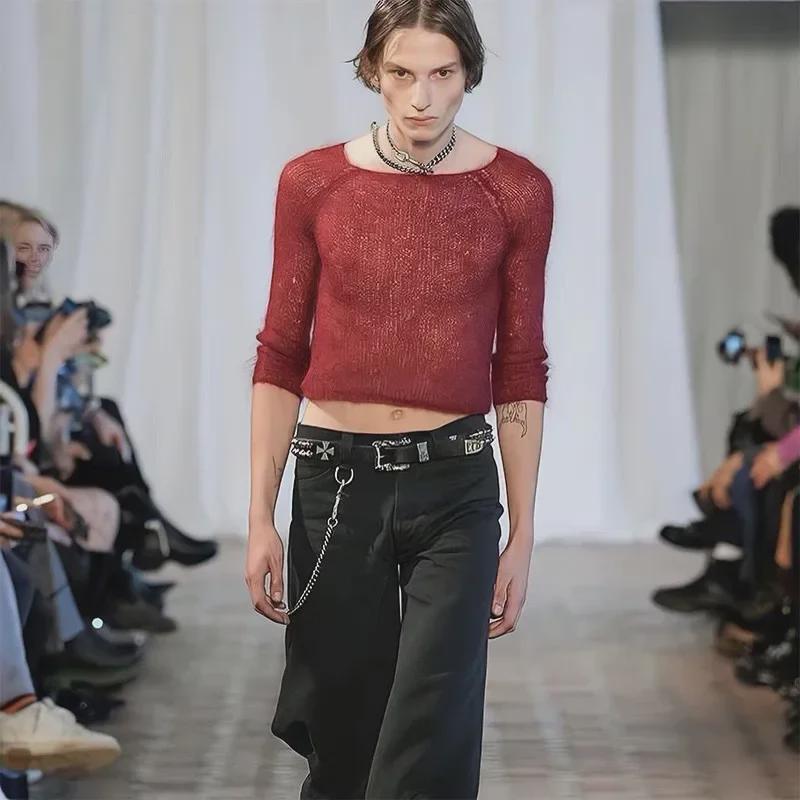 Same Style ERD Melancholy Rich 2nd Gen Cross Double Nailed Cowhide Punk