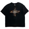 Y2k Harley Davidson Biker Motorcycle Flames Georgia Logo Black T Shirt 2XL Unisex T-Shirt