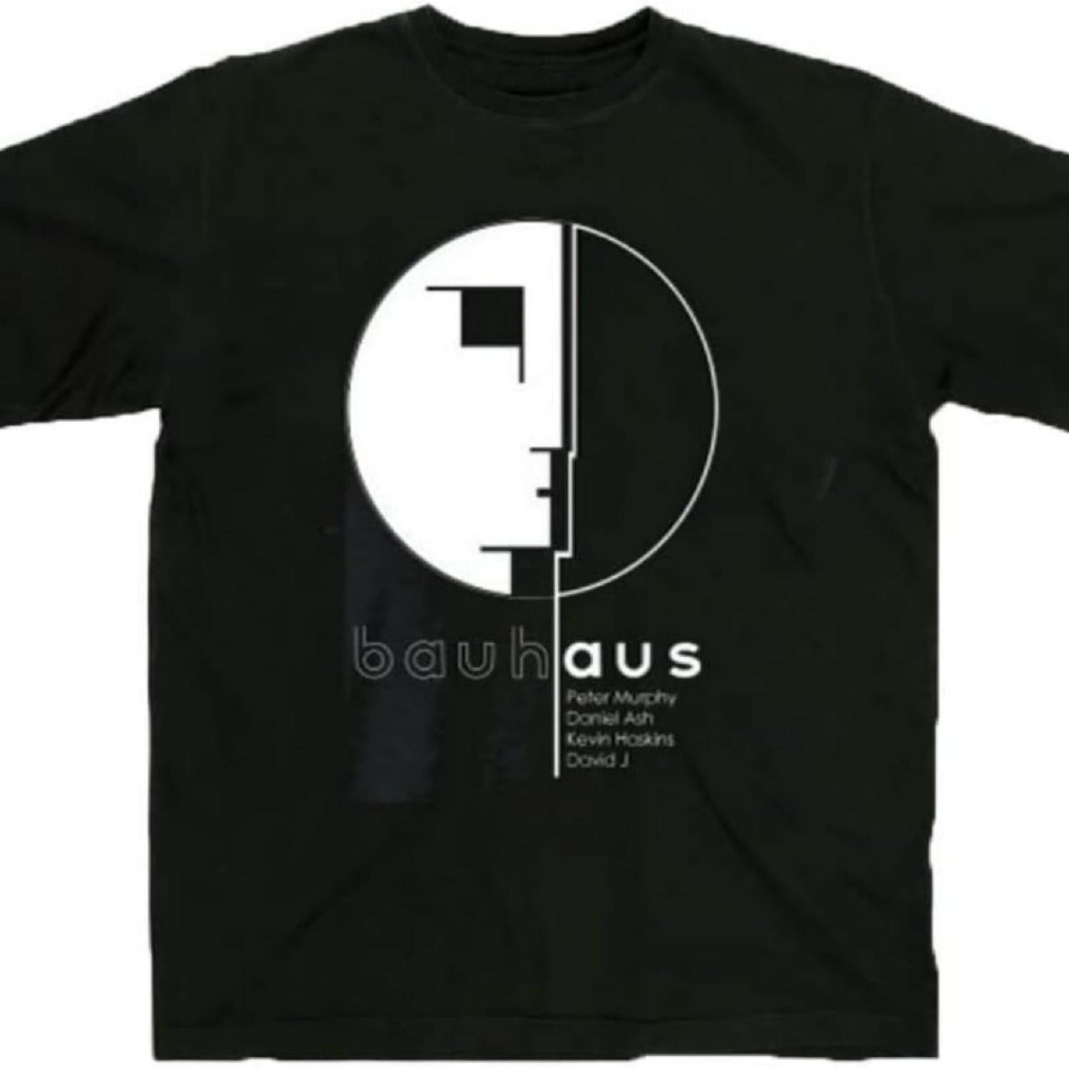 

Bauhaus Men s Brighter Morning Slim-Fit T-Shirt Black Officially Licensed Merchandise S