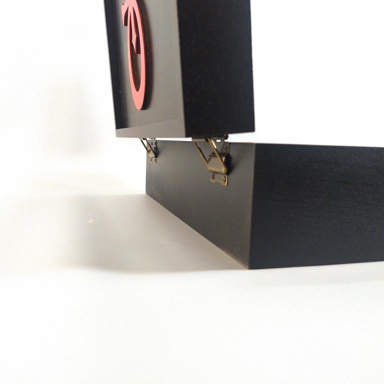 Ящик с крышкой для коллекционных карт Magic the Gathering, Pokemon, Yu-Gi-Oh 25х25х11 см Мастерская мистера Томаса Дерево Лак