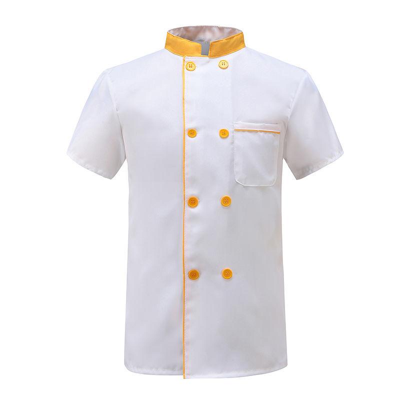 Chef Uniform Short Sleeve Long Sleeve Hotel Restaurant Kitchen – Breathable & Lightweight – Perfect for Bakery Pizza Shop