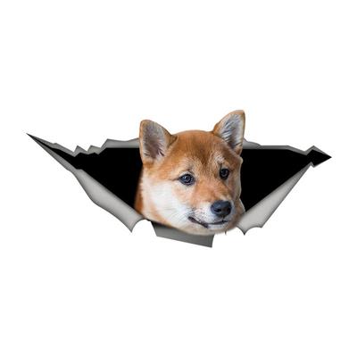 B0755# Shiba Inu Dog Sticker On The Car Vinyl Decal Waterproof Decoration Car Stickers