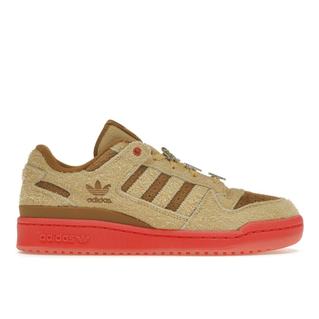 adidas Dr. Seuss x Forum Low Max Men Sneakers Tan Oat Bright-Red ID8896