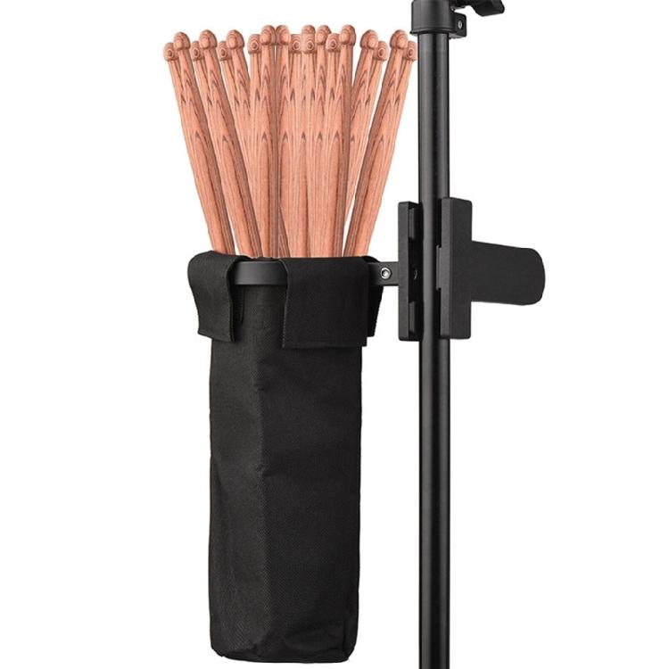 Drumstick Bag for Drum Set Clamp on Stick Bag Container Drumstick Container Bag