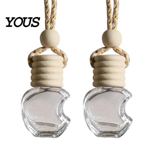 Indoor Aromatic Hanging Decor Car Perfume Bottle Pendant, Creative Air Freshener Diffuser Essential Oil for Vehicle, Portable Holder, Interior