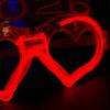 Fun Sunglasses LED Light Up Heart Glasses Glow in The Dark Party Eyewear for Concerts Nightclubs Raves