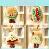 Soft Snack Plush Toy Fries Hamburger Bread Gift For Teen Girls
