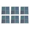 10Pcs European Ceramic Tile Stickers Thickened Crystal Film Square Peel Stick Backsplash Waterproof