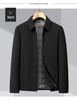 Men's Classic Spring/Autumn Lapel Jacket — Business Casual Dad Style for Young & Middle-Aged Men