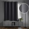 Rideau occultant (140 x h180 cm) uni anthracite