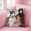 Heaven Official's Blessing Cushion Cover Home & Car Multi-Scene Pillow Cover - Reversible, Soft & Durable for Daily Use