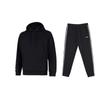 Comfortable Hooded Sweatshirt Breathable Cuffed Warm Long Pants Casual Sports Suit Unisex Sweatshirt, Pants AWDUD09-1+YKLU333-1