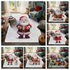 House Entrance Carpet Home Door Mat Living Room Bath Foot Bathroom Non-slip Water Absorption Rugs Bath Merry Christmas Winter