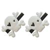 2 Pcs Hairpin Skull Barrette Punk Style Clip Women Toppers Barrettes Pirate