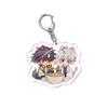 6CM Anime Keychain Women Link Click Key for Men Charles Key Ring Bag Acrylic Car Keyring Cute Acrylic Pendant Key Cosplay Gift