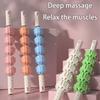 Handheld Deep Pressure Massage Tool With 5 Wheels For Sports Recovery Full Body Muscle Relaxation In Multiple Color