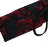 Chinesischer Damen-Satin-Taillengürtel Kimono-Gürtel Stickerei Breiter Blumenmuster-Taillenband für Damen