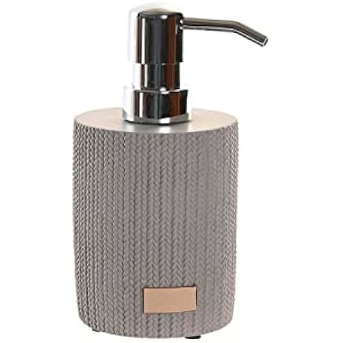 Distributeur De Savon - DKD Home Decor - Standard - Gris - Ciment Et Polypropylène - 8x9,5x15,5 Cm