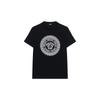 Logo Letter Print Pullover Short Sleeve T-Shirt Men T-Shirts Black 1011861-1A12076-2B020
