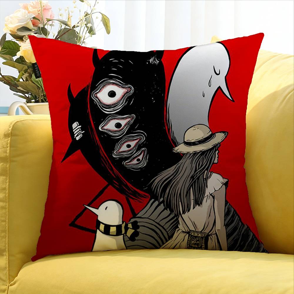 Cartoon G-Goodnight P-unpun World Various Sizes Square Pillow Case For Car Home Bedchamber Decor