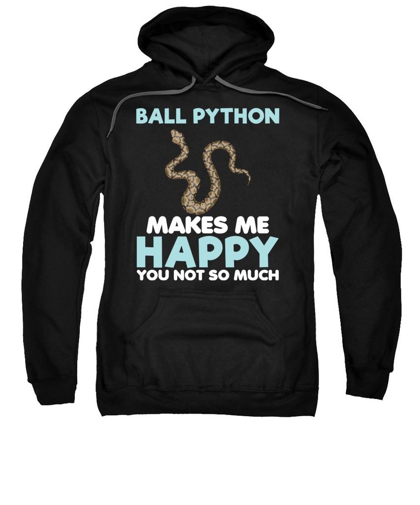 Buy 300 GSM Men's Healthy Cotton Hoodies Ball Python Makes Print ...