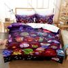 Cool BFDI Inanimate Insanity Bedding Set Duvet Cover + 2 Pillowcases Object Show Cartoon Kawaii Bedroom Decor