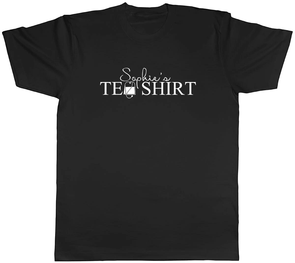 Personalised Tea Shirt - Tea Shirt - Tea bag Mens Unisex T-Shirt Tee XS