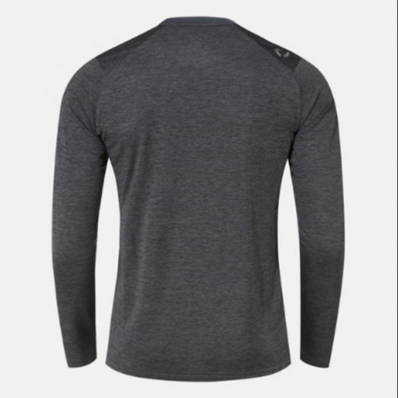 DescenT Running Quick Dry Long Sleeve T shirT B1 sq123rTl21 Blk Mgry whT