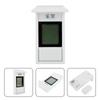 -20~50℃ Thermometer 13 X 8 X 3.2cm AAA Battery Black White