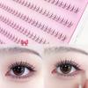 Natural Looking Ultra Soft Split Segments Glue Free Small 240 Clusters Lower Eyelash False Eyelashes Transparent For Be
