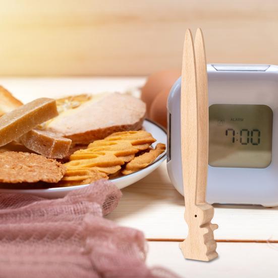 

Щипцы для хлеба в форме кролика, деревянные щипцы для тостеров, многофункциональные нескользящие сервировочные щипцы для домашней кухни, пекарни